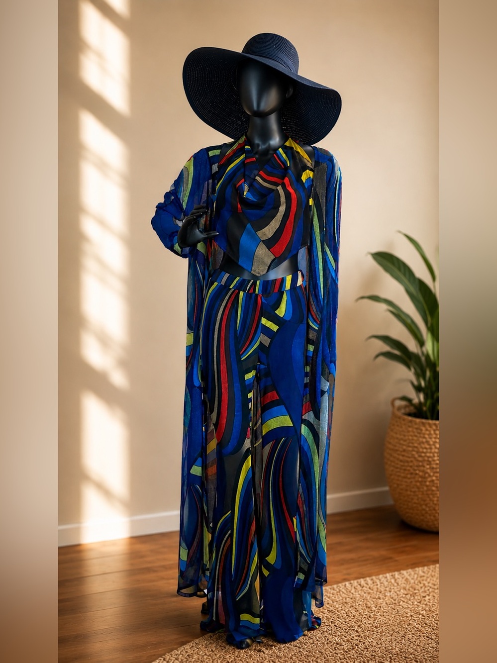 ✨Abstract Vibrant 3-Piece Sheer
Sheer Set By Akira